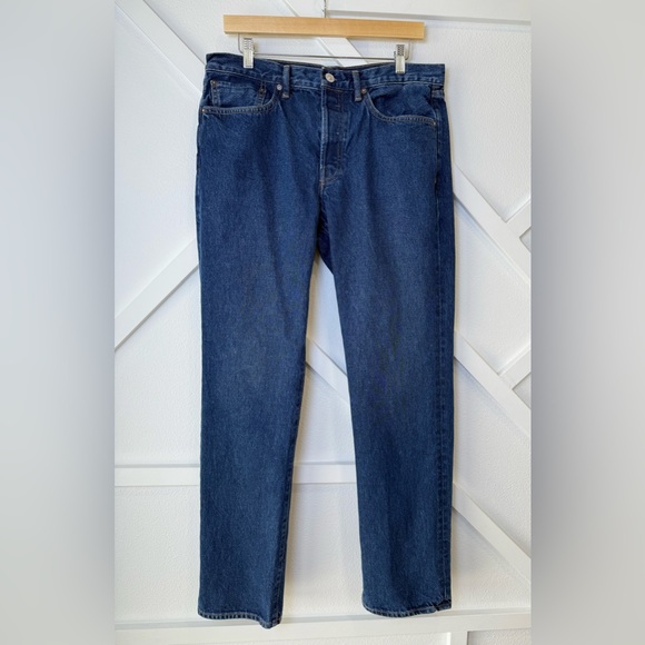 AYR The Normie Straight Leg Button Fly Denim Jeans Size 33x32 - Picture 1 of 11